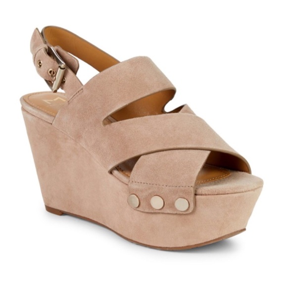 Marc Fisher LTD Bianca Suede Platform Sandal - Picture 3 of 8